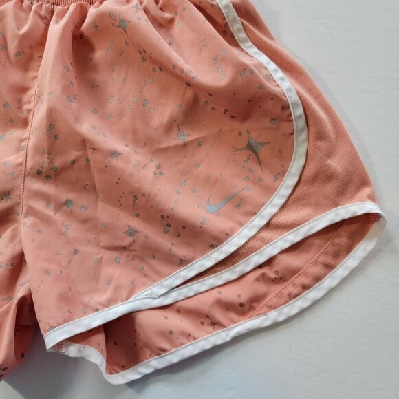 Nike Dri-Fit Lined Running Shorts Women's S Peach Diamond - Picture 5 of 11